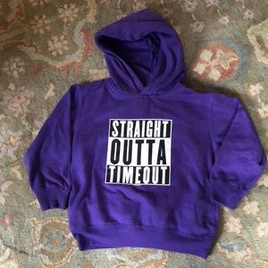 Purple 5/6 Straight Outta Time-out Hoodie